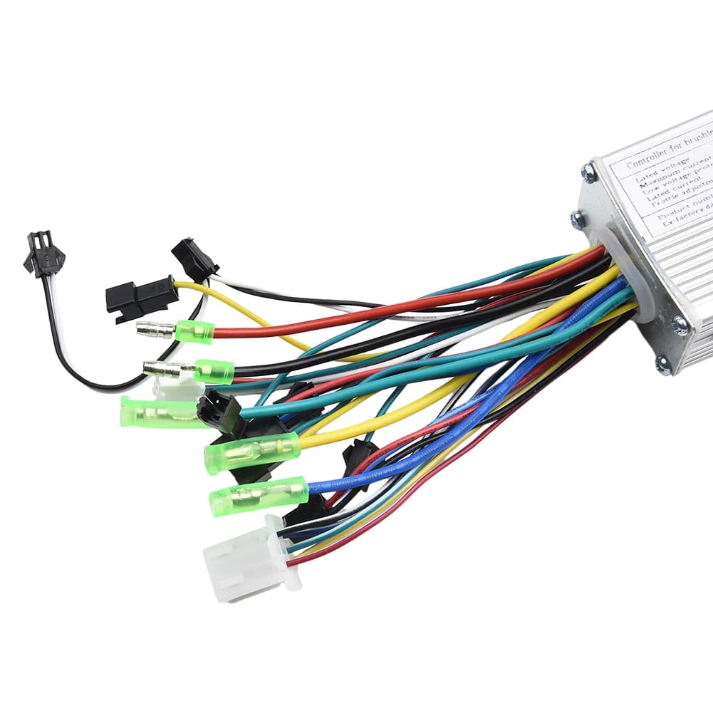 Controller 350W 36V 48V a Onda Quadra per Bici Elettrica, Scooter Elettrico, Bici Pieghevole Elettrica, Componenti per Controller Brushless