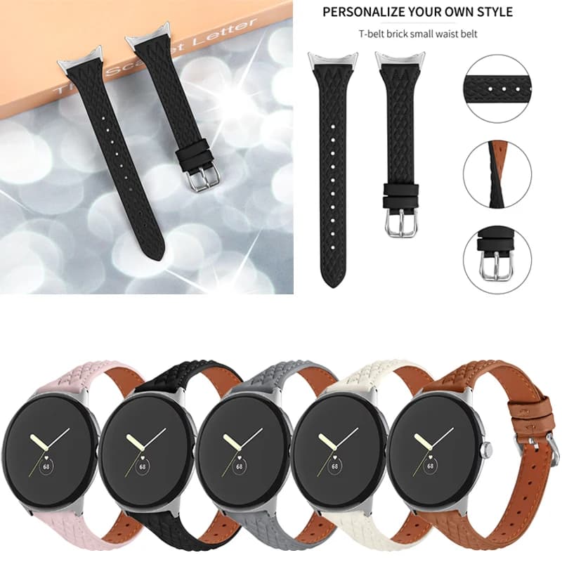 Strap for Google Pixel Watch 4 3 41mm 2 1 Band No Gaps Bracelet Men Women for Google Pixel Watch 3 41Mm Replacement Watchband