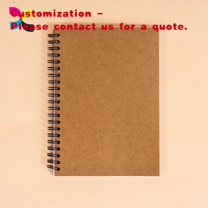 personalizzato. Agenda personalizzata per notebook in carta Kraft ProduCtion in fabbrica