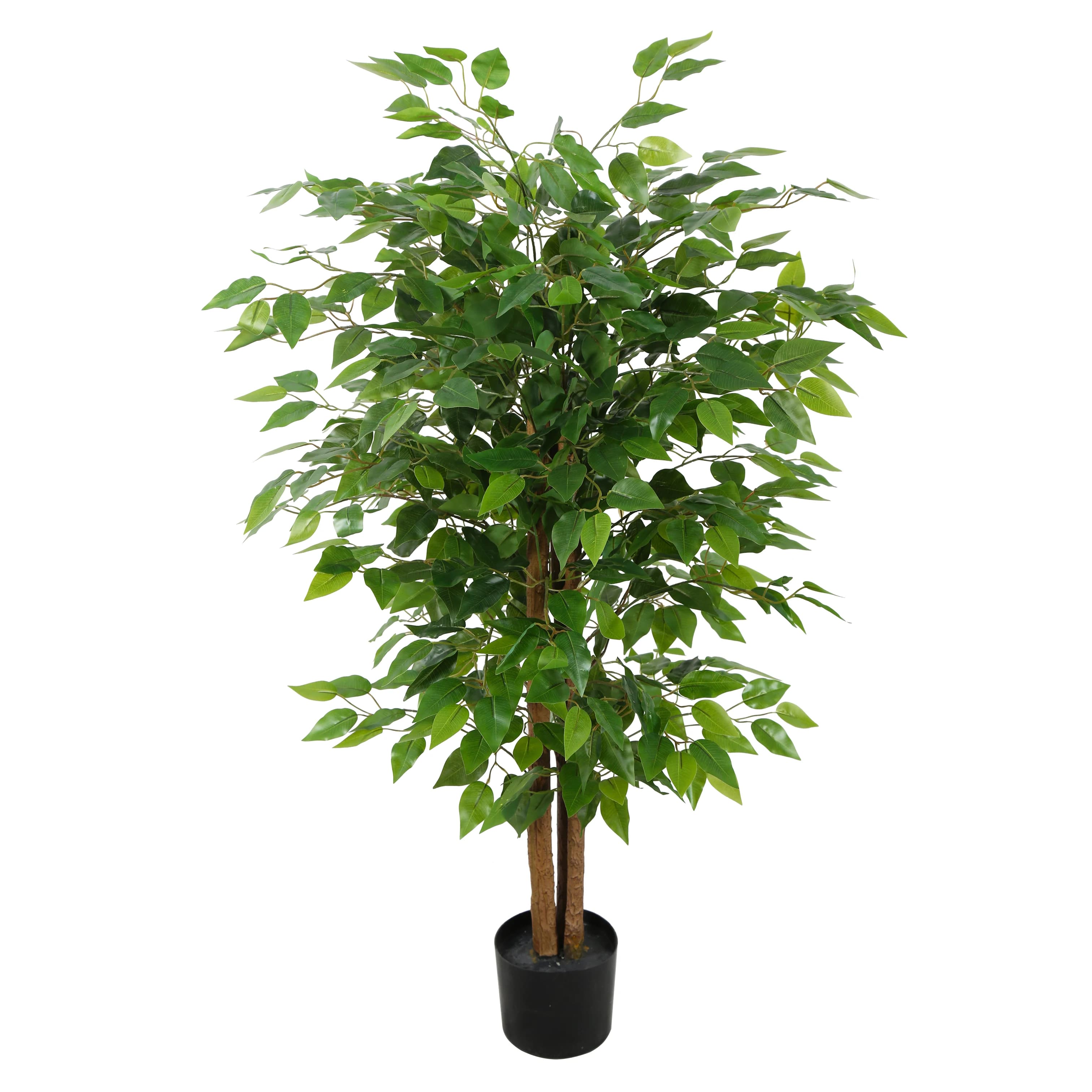 Realistic Artificial Ficus Tree with 120CM Trunk, Interior and Exterior Decoration, Artificial Plant