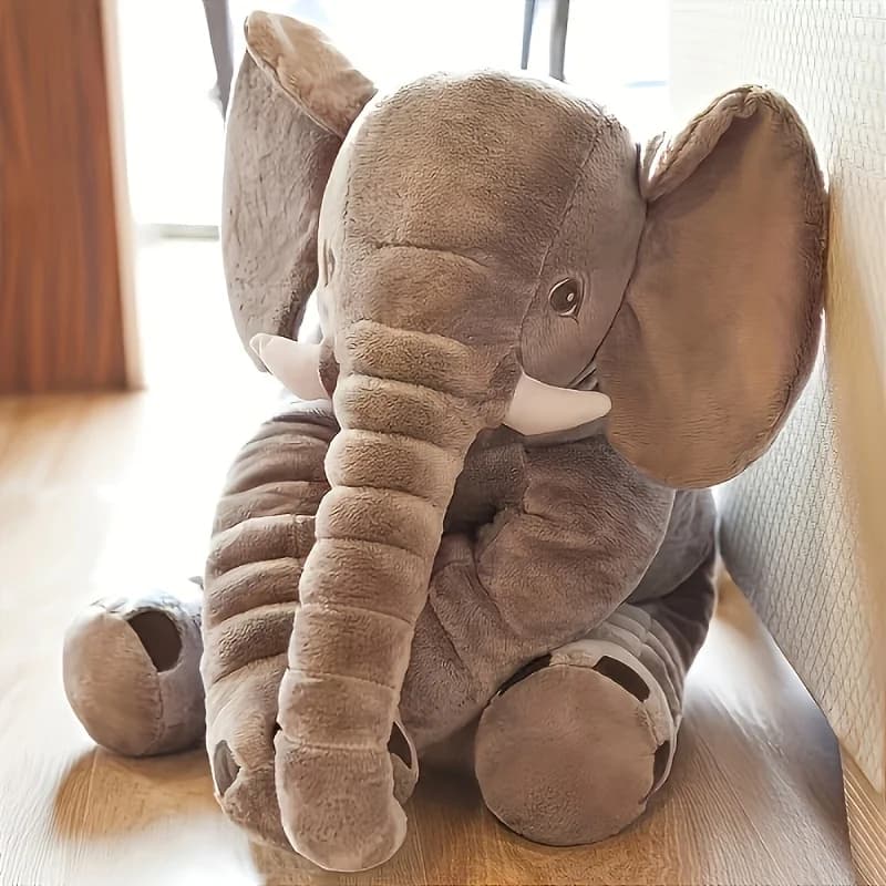 40CM/60CM Soft Elephant Plush Toy Cute Baby Elephant Pillow Plush Animal Children's Birthday Room Decoration Gift