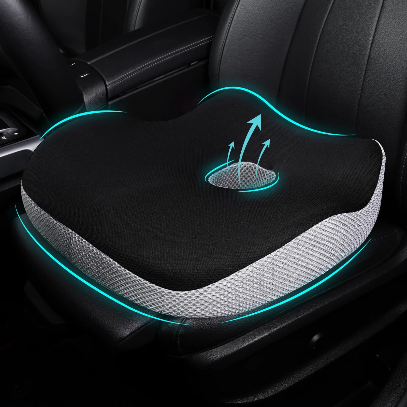 Cuscino Morbido per Sedile Auto, Cojines Para Auto, Accessori Auto Confortevoli, Ergonomico per Conducente, Utilizzo Multi-Scenario, per Ufficio, Casa, Camion