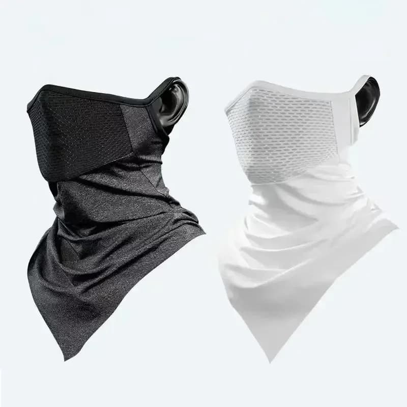 Maschera Estiva da Uomo Integrale per Bicicletta, Bandana da Ciclismo, Protezione UV, Traspirante in Seta Ghiacciata