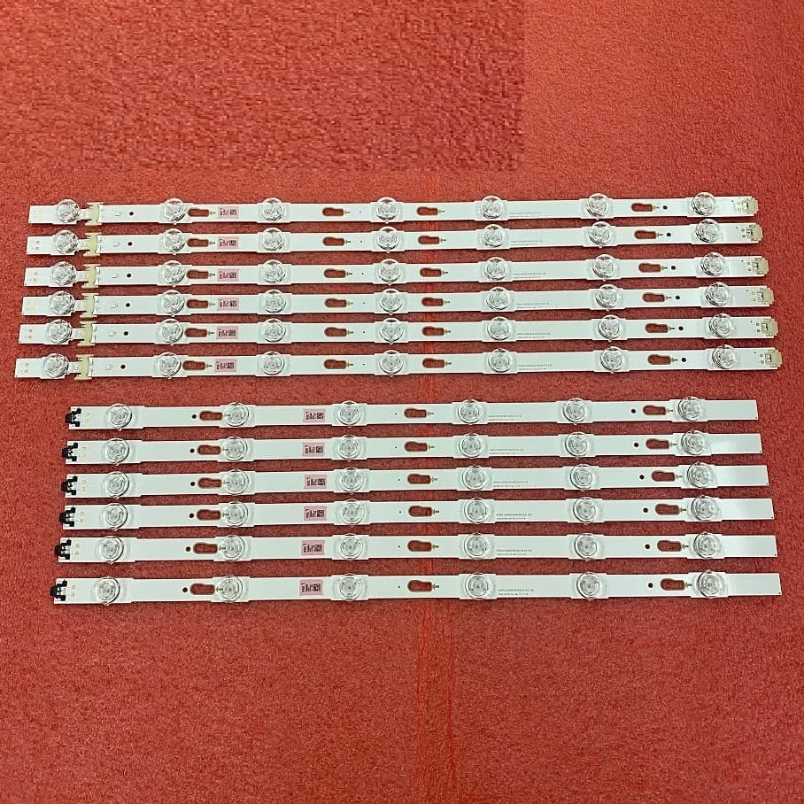 Striscia LED per Samsung UE50JU6470U UE50KU6000W UE50KU6000U UE50KU6000K UE50MU6100W UE50MU6100U UE50MU6100K LM41-00253A 00254A