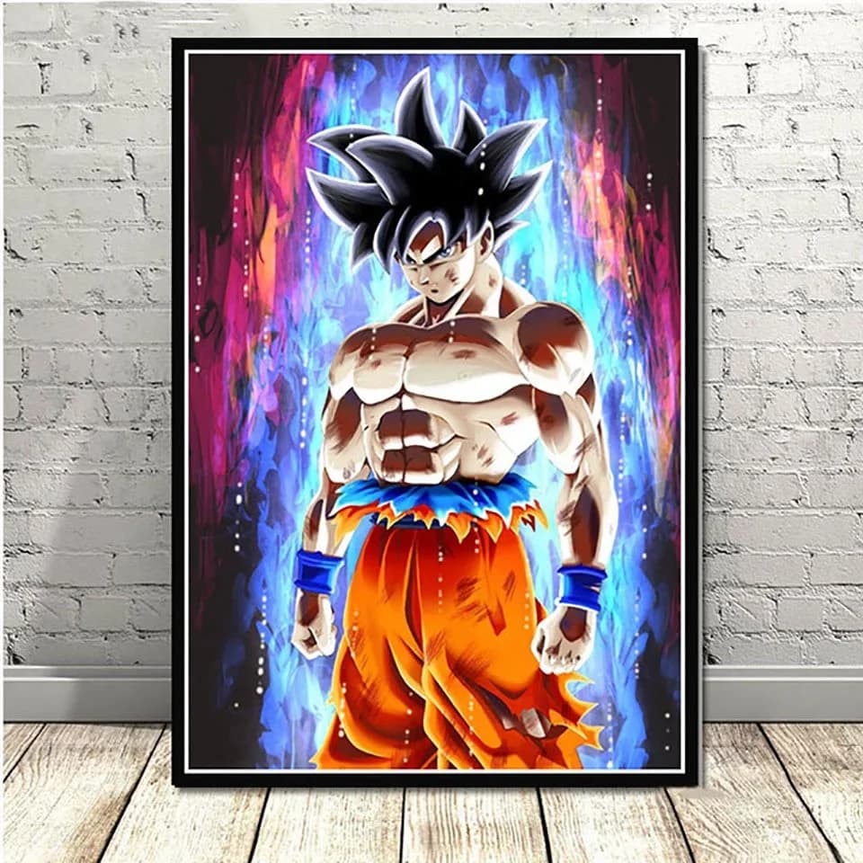 Dipinti con diamanti rotondi completi 5D Anime Kit di mosaico a sette sfere Artigianato in cristallo Ricamo Arti da parete per la decorazione della parete di casa