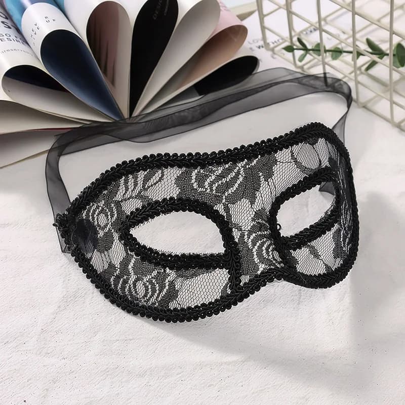 Venetian Masquerade Mask Feminine Translucent Eye Mask Half Face Mask Comfortable Party Masks For Carnivals Special Events
