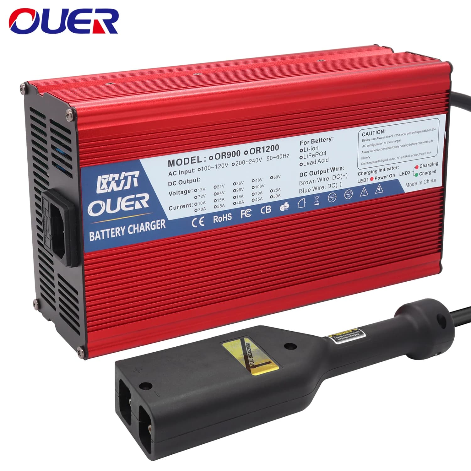 Lead charger 36V 15A suitable for EZGO CLUB CAR YAMAHA Lead battery 36V AGM Golf cart TXT RXV Spina Ptional Smart