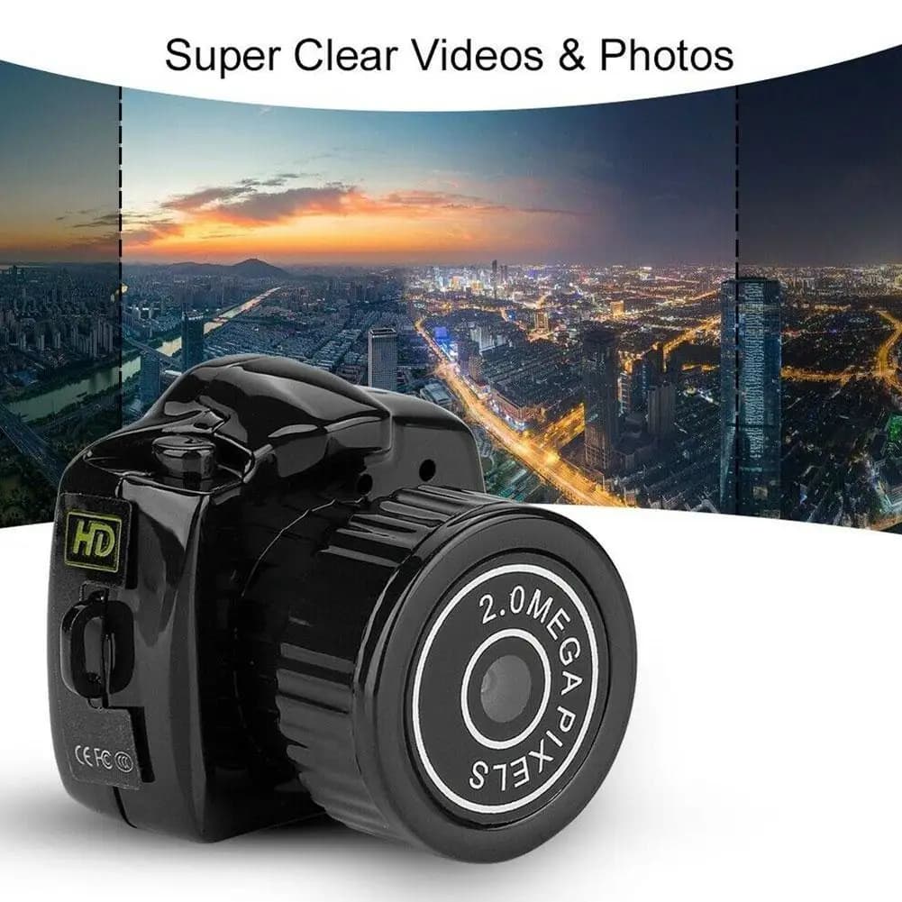 Mini videocamera videocamera 480P Micro DVR videocamera Y2000 videocamera portatile con videoregistratore vocale con portachiavi
