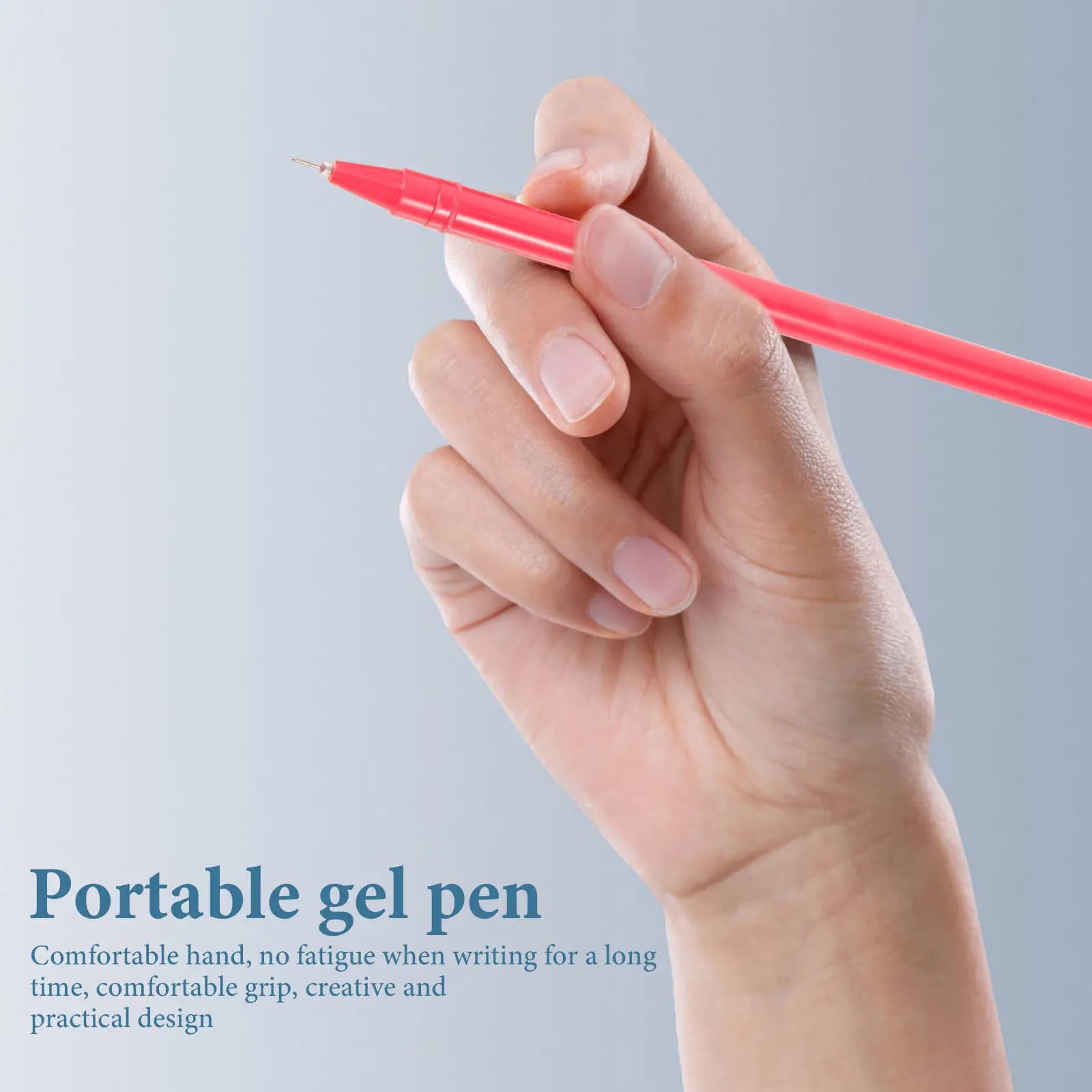 12 adorabili penne con punta in feltro, penne gel compatte e leggere, scrittura super fluida, comode da tenere in mano per gli studenti