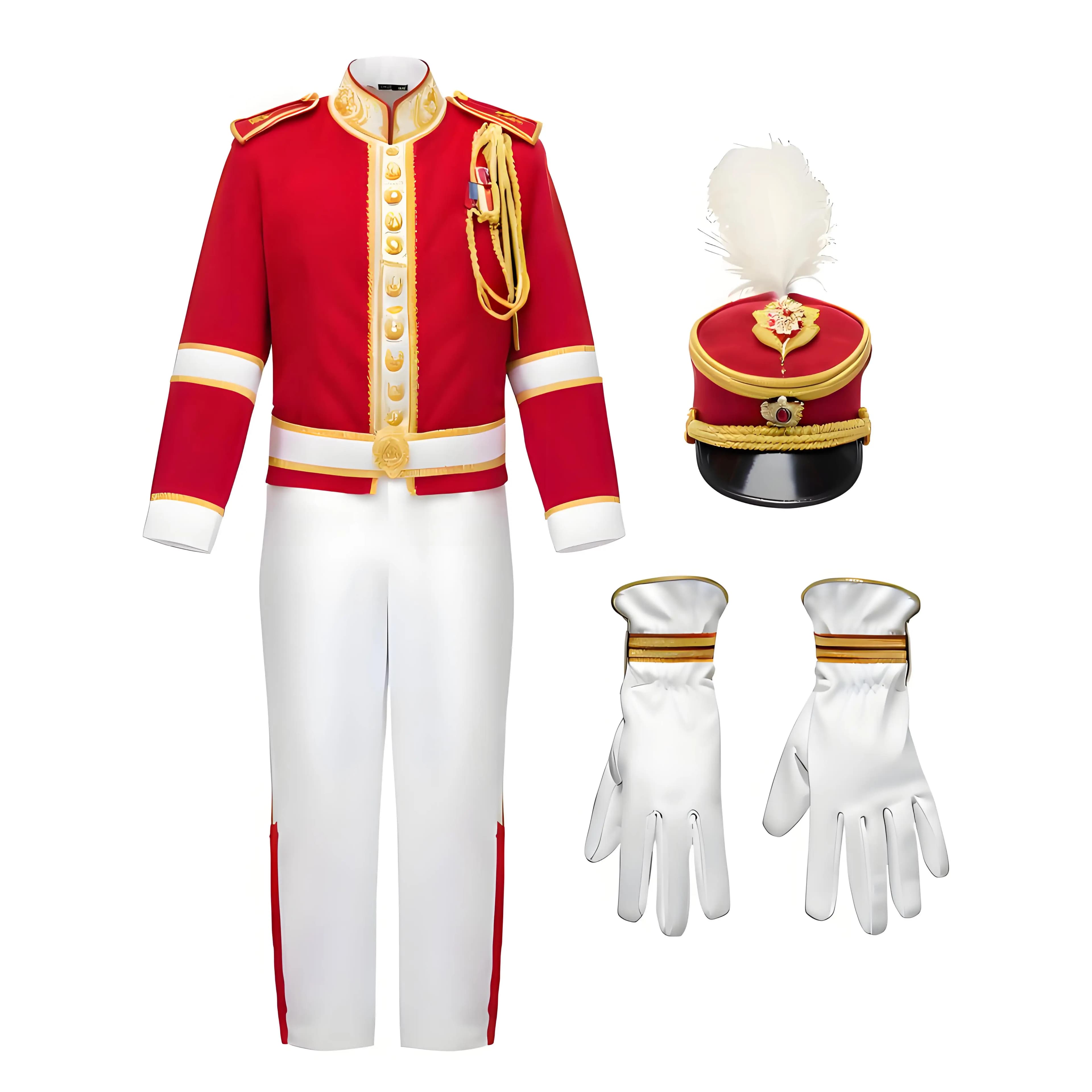 U.S. Drum Costume British Royal Guard Uniform Dress Queen Guard Military Uniform Dress Band Guest Dress