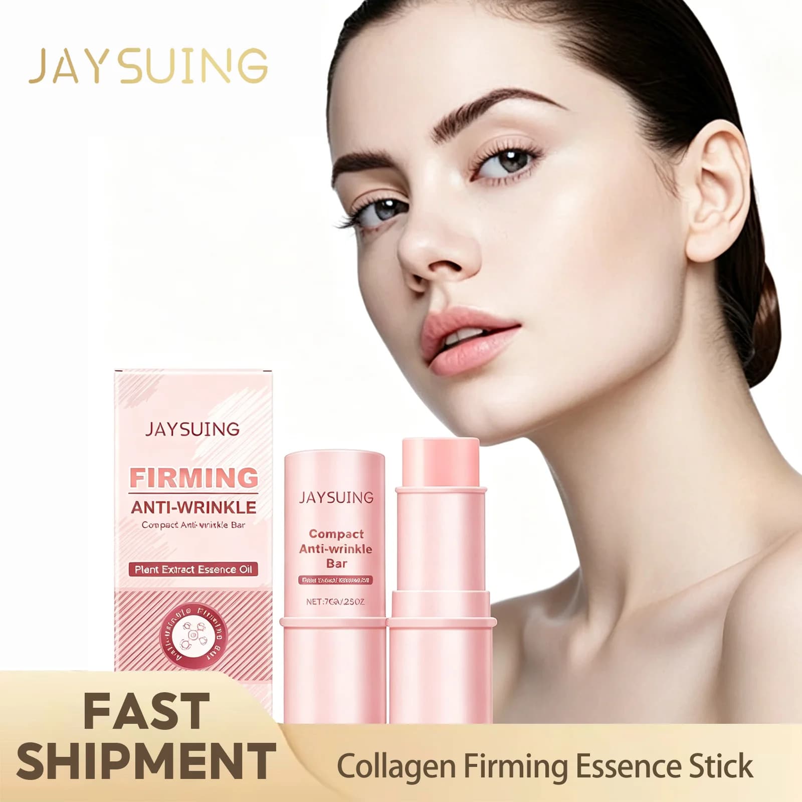 Collagen Firming Essence Stick Improve Skin Elasticity Reduce Fine Lines Moisturizing Face Neck Skin Care For All Skin Types