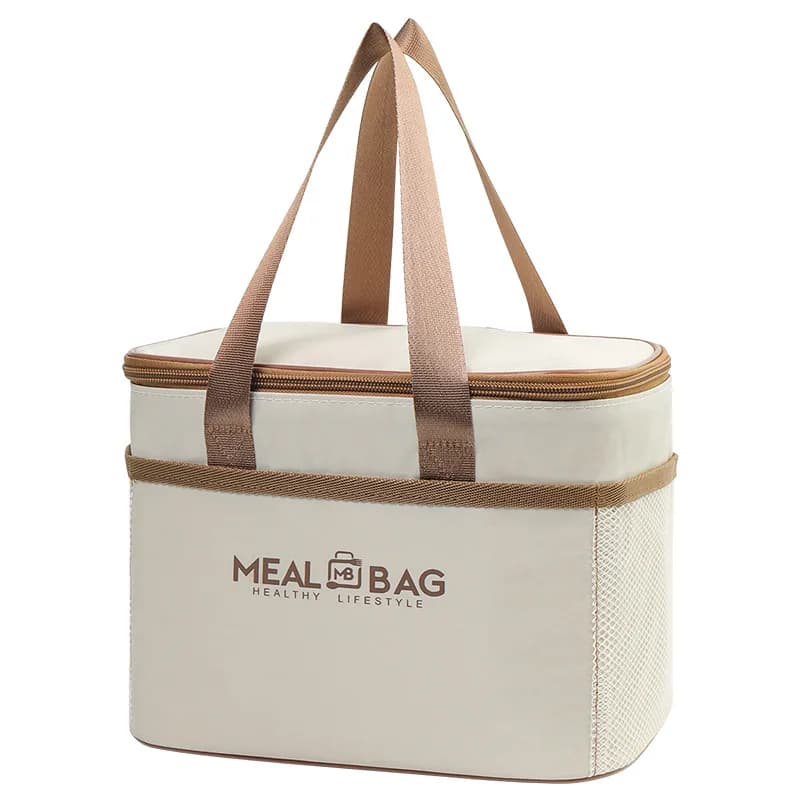 Waterproof Aluminum Foil Lunch Box Bag Student Office Workers Portable Meal Package Student Lunch Bag Oxford Cloth Storage Bag