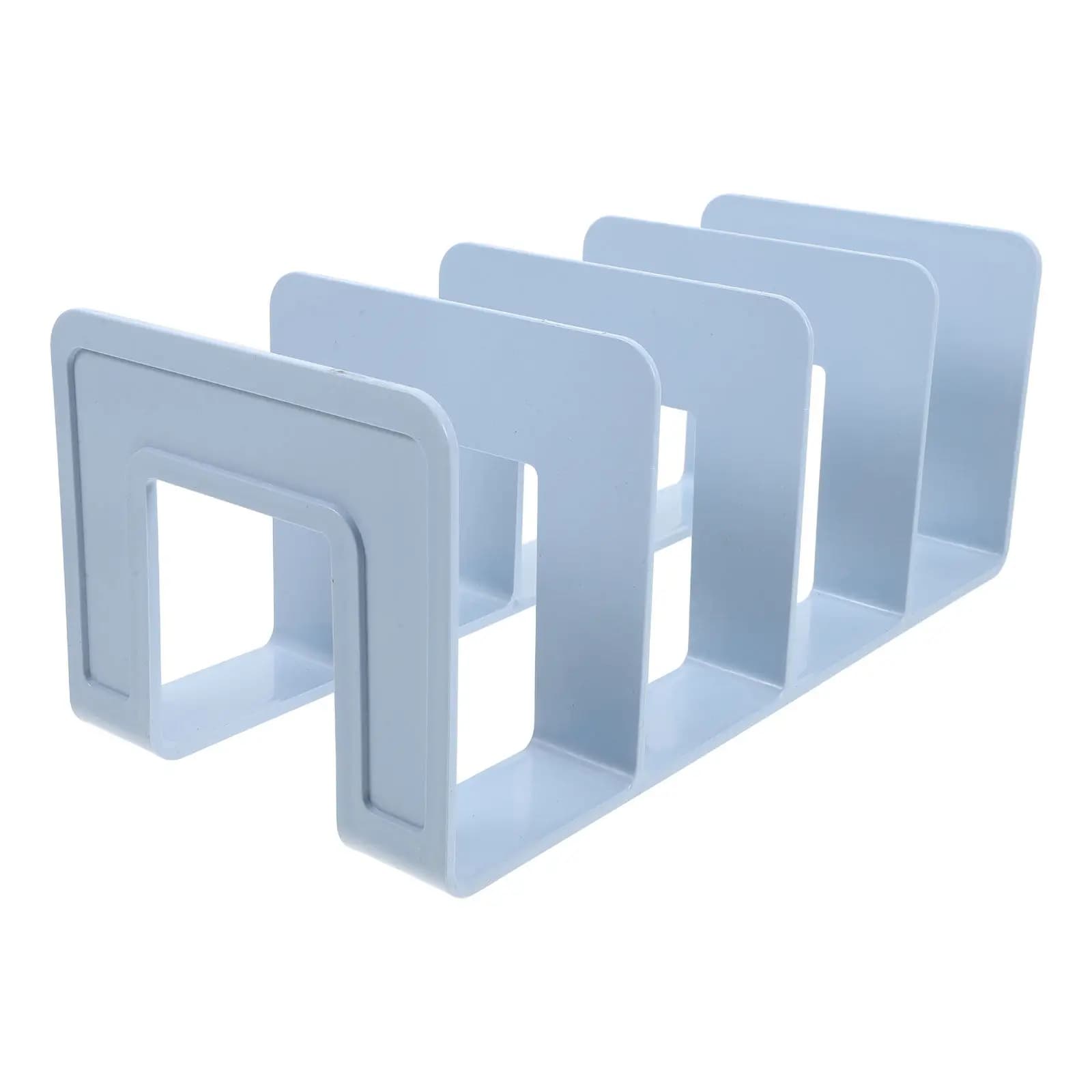 Desktop Book Holder Shelf Organizer Magazine Rack Storage File Divider Large Capacity Stable Office Desk File Organizer