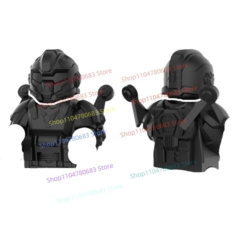 MOC Building Blocks Cartoon Animazione Gioco Modello Bambole Armi Accessori Ornamenti Regali decorativi per le vacanze