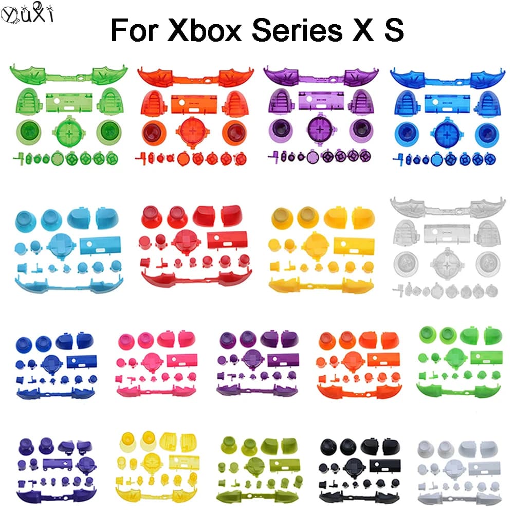 YuXi 1SET per Xbox Series X / S accessori per la riparazione gioco RB LB RT LT pulsanti Trigger Mod Kit pulsanti completi Set manutenzione maniglia