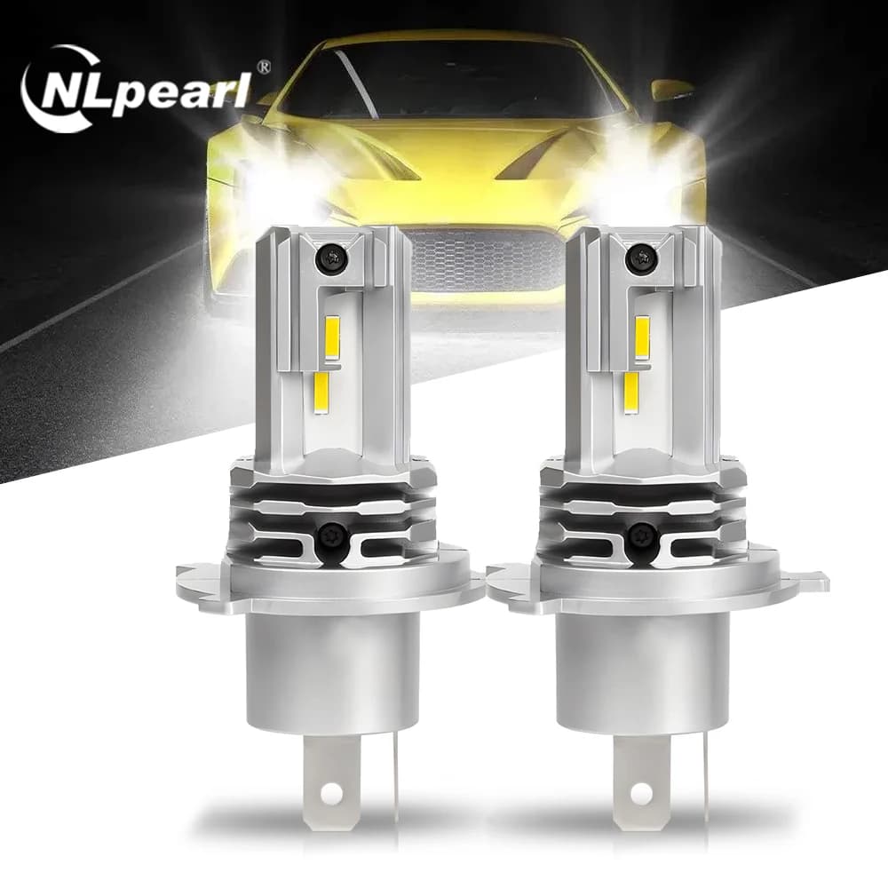 2 pieces H4 9003 LED bike light Hi/Lo beam Canbus bulb for Audi Honda VW Toyota - without errors