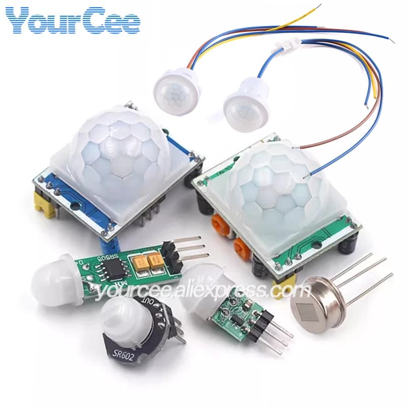 Modulo Sensore di Movimento PIR a Infrarossi HC-SR501 HC-SR505 AS312 SR312 RD624 SR602 per Arduino