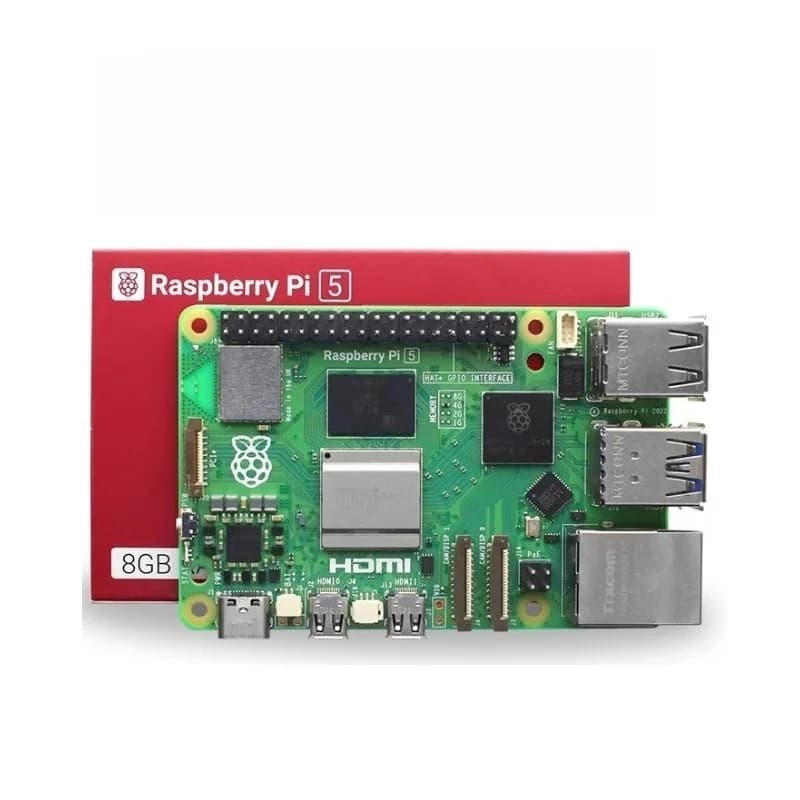 2025 vendita calda Scheda di sviluppo originale Raspberry Pi 5 con scheda madre 4GB/8GB 5G Kit di sviluppo sistema operativo Linux 5V/5A