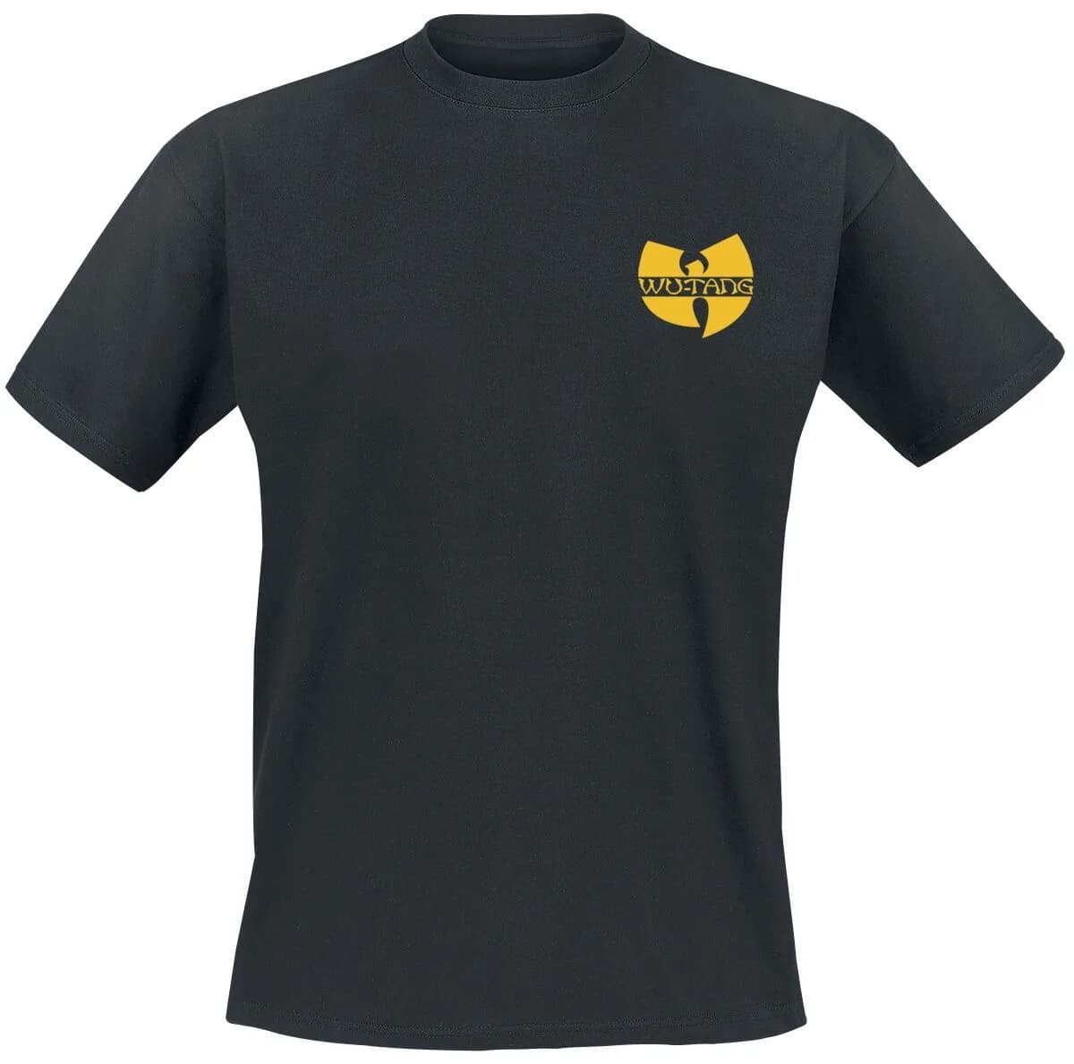 T-shirt unisex in cotone Wu-Tang Clan con logo sul petto, grafica Hip Hop Streetwear
