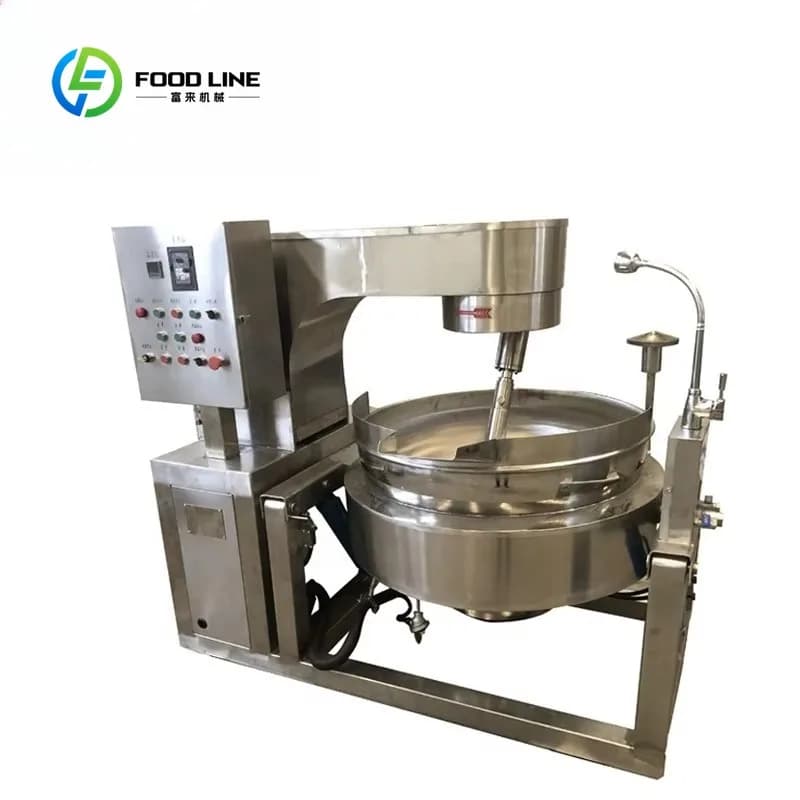Bollitore con rivestimento per pasta di curry planetaria elettrica per miscelatore da cucina industriale personalizzato