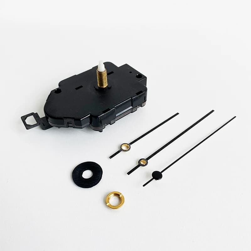 15mm lunghezza vite 12888 movimento tipo pendolo con lancette nere 95 Step orologio accessorio quarzo kit di movimento fai da te