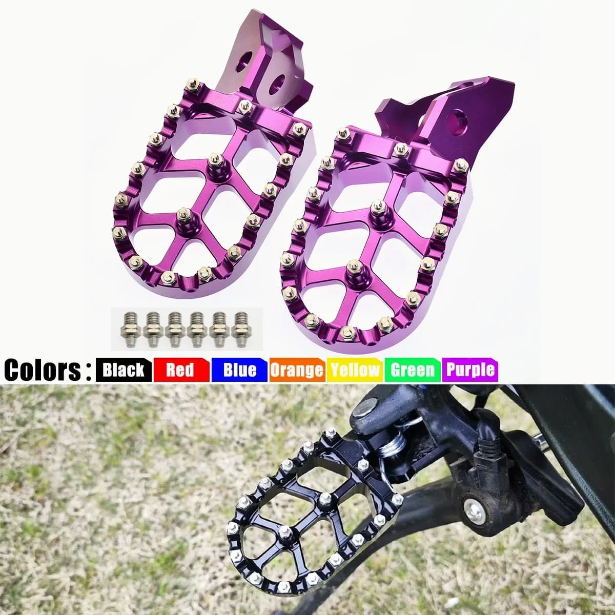 Pedane per moto pedane per poggiapiedi pedane per Ultrabee Surron Sur-Ron Ultra Bee fuoristrada veicolo elettrico endurosst Bike