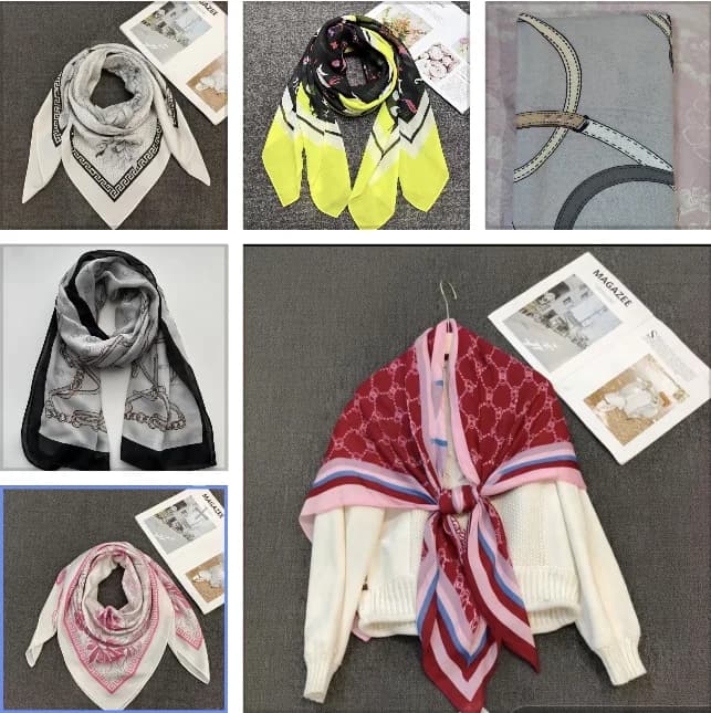 Nuovo regalo casual e semplice con stampa morbida dalla primavera e nell'autunno in Italia, scialli e sciarpe alla moda