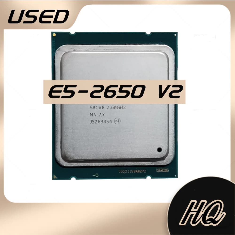 Xeon E5-2650v2 E5 2650v2 E5 2650 v2 2.6 GHz Eight-Core Sixteen-Thread CPU 20M 95W LGA 2011