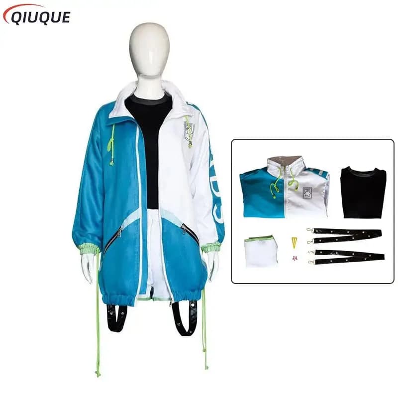 Shiraishi Un progetto di costumi cosplay Sekai Palcoscenico colorato Vivido BAD SQUAD Vestito Donna Ragazza Halloween Carnevale Abiti da festa