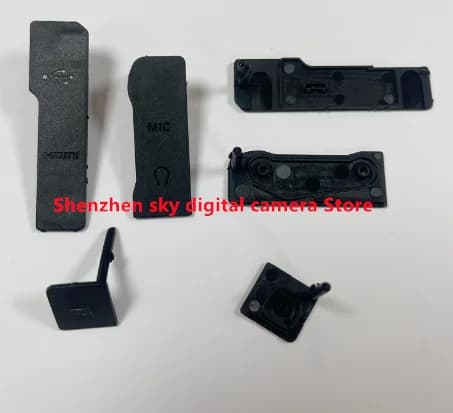 USB HDMI Rubber Dust Door Cover Lid MIC Cap Replacement For Canon EOS R6 Digital Cameras