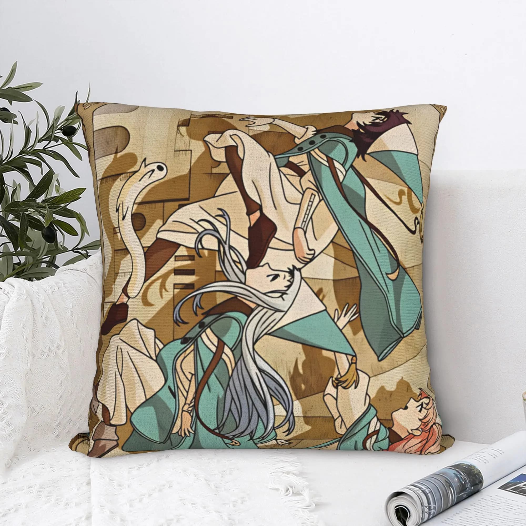 Witch Hat Atelier Pillowcases Fashion Pillow Case For Sofa Bedroom Home Decor Soft Pillow Cover