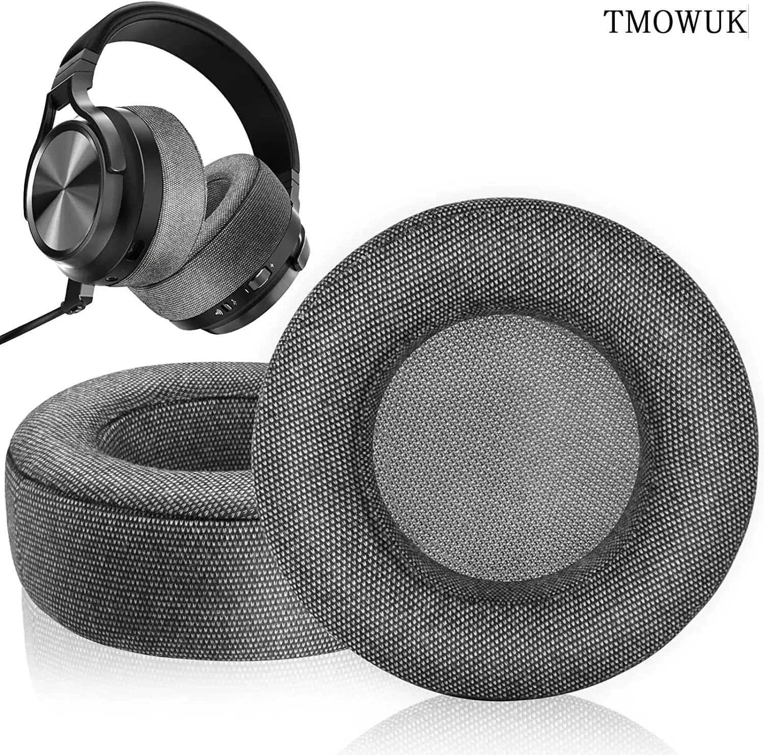 Replacement cushions for CORSAIR VIRTUOSO RGB Wireless SE Headphones with leather case