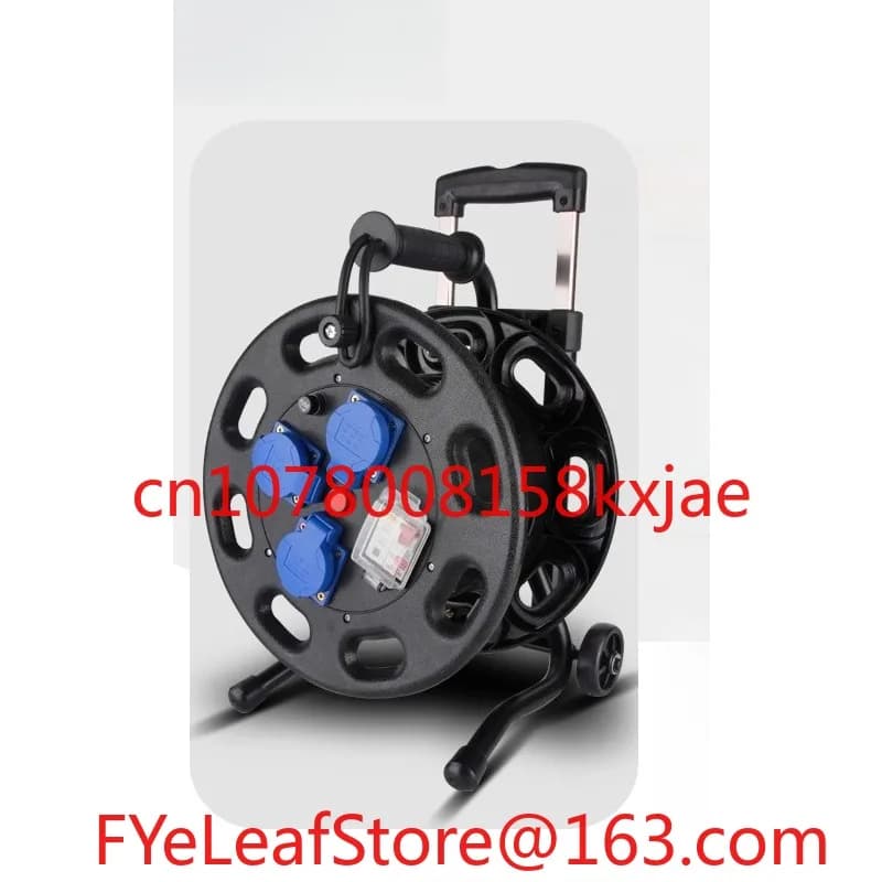 Tipo tirante Cavo vuoto con bobina 50 metri Collettore di cavi mobile 220V