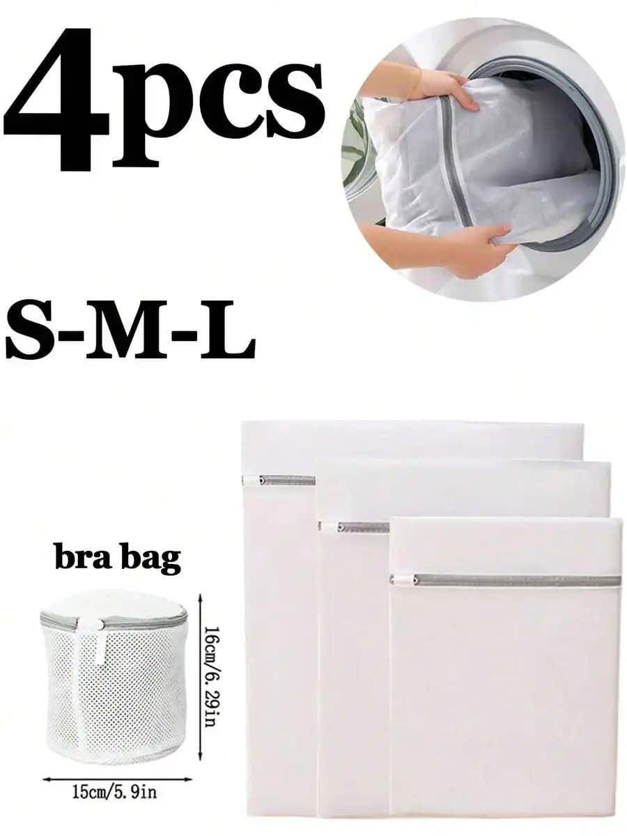 1pc/2pcs/3pcs/4pcs/6pcs Delicate Laundry Bags, Large Zippered Laundry Bags For Washing Bulky Items, Fine Mesh,