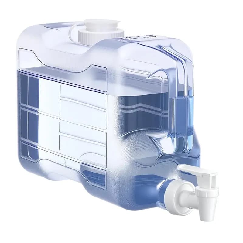 A01F-2 Gallon Fridge Water Dispensers Leak-Proof Spigot Bottle With Convenient Handle Refrigerator Beverage Dispenser Jug