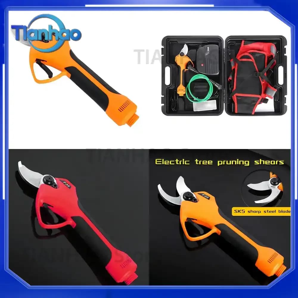 Wireless Electric Pruning Shears for Elbow Flowers Tree Branch Trimming Cordless Powered Plant Shears