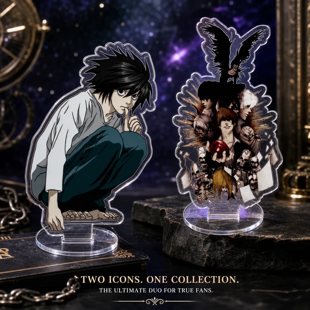 Death Note Light Yagami Misa Amane Acrylic Standee Anime Figure Desktop Decoration Collectible Tabletop Display In Stock