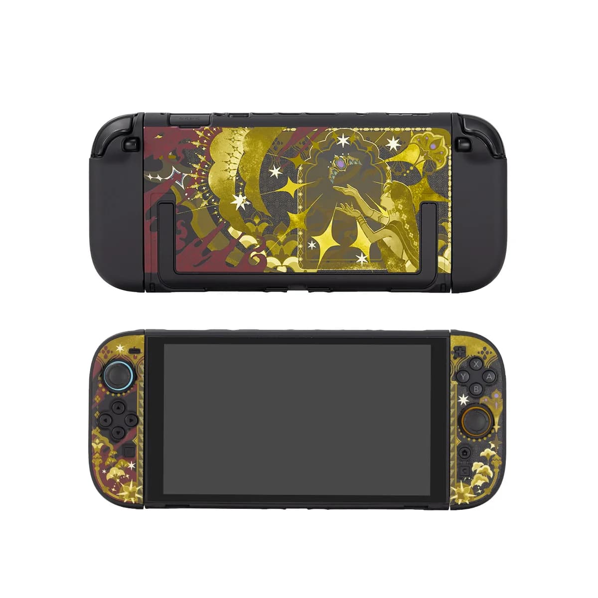 Custodia Protettiva con Design Gotico Fantasy compatibile con Switch 2 (2025) – Guscio Rigido Rimovibile NS2 a Tema Corona Proibita