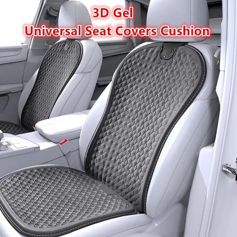 Car Gel Seat Cushion Breathable Honeycomb Cooling Pad Non‑Slip Auto Office Chair Butt Cushion Four Season Protector Mat Pad