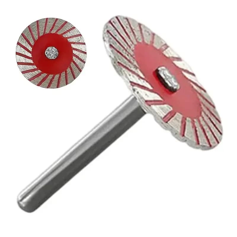 40mm Cutting Disc 6mm Shank Circular Saw Blade Sanding Disc Grinding Wheel For For Wood Metal Stone Granite Marble