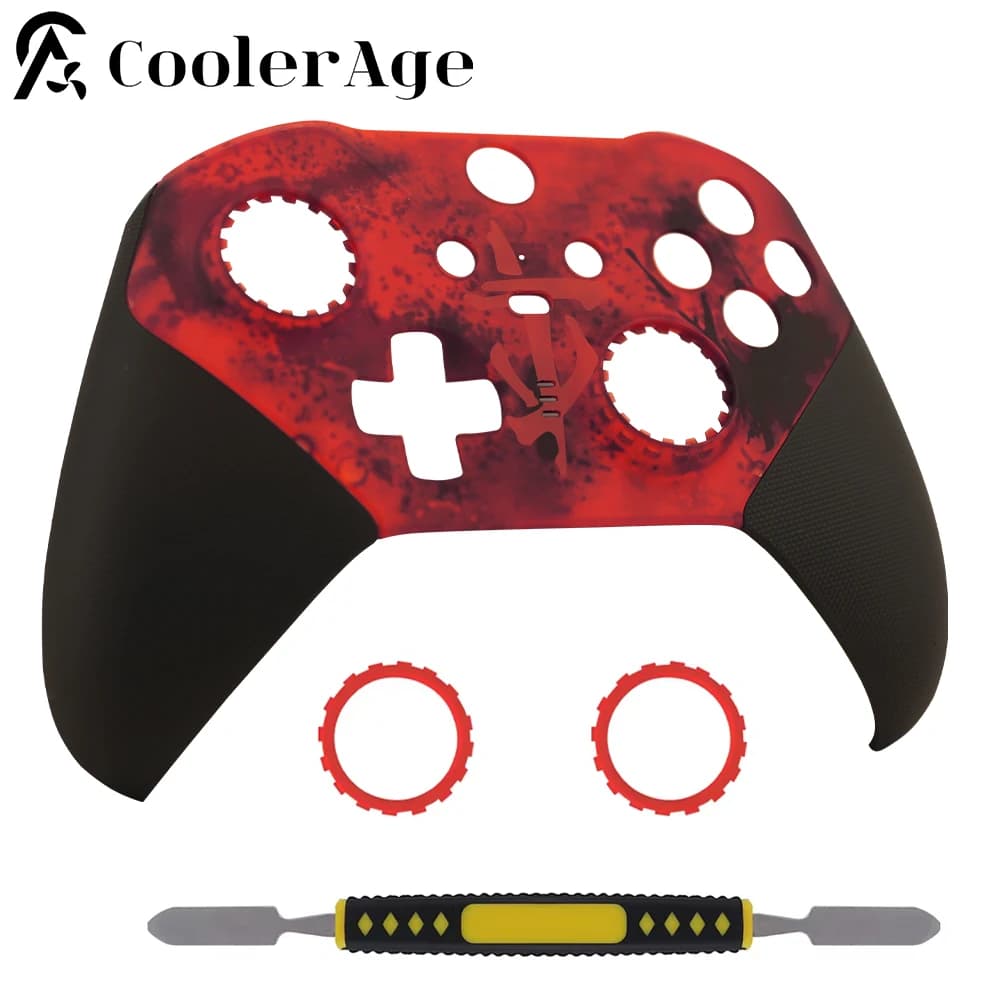 Custodia di ricambio Shell Cover anteriore per Xbox Elite Series 2 The Dark Ages Controller Gamepad Custodia frontale posteriore