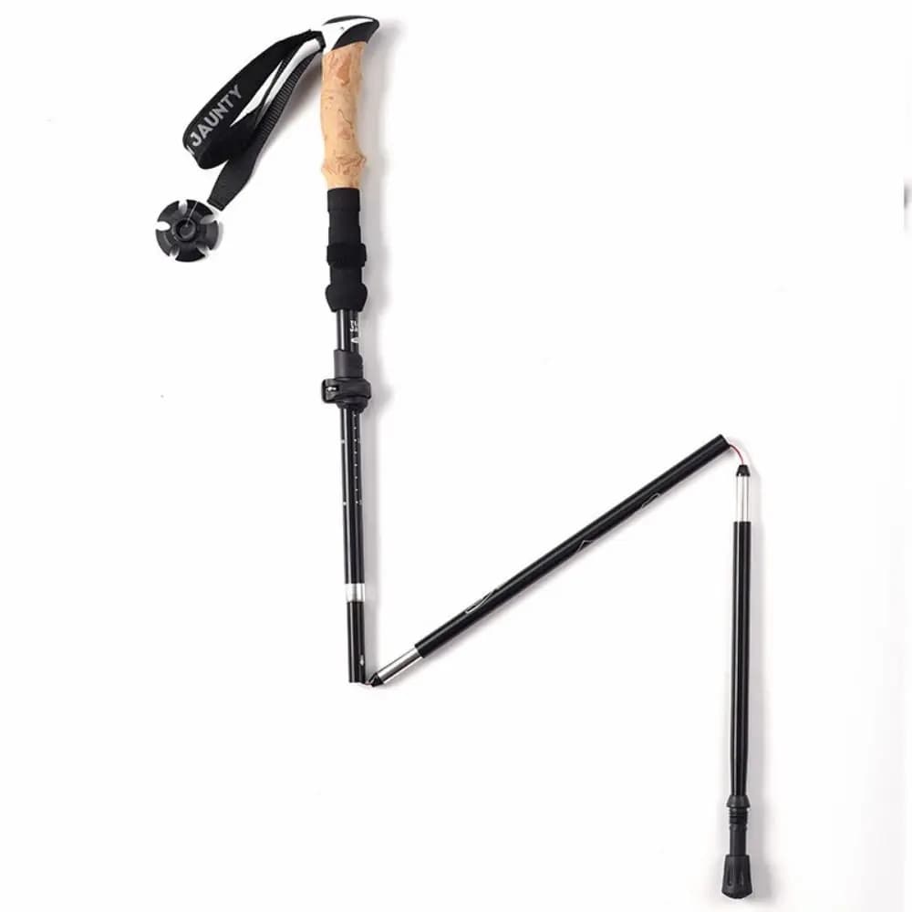 Aluminum Trekking Sticks with Comfort Grip, Fast EVA Adjustable Closure, Colorful Folding Men's Walk Sticks