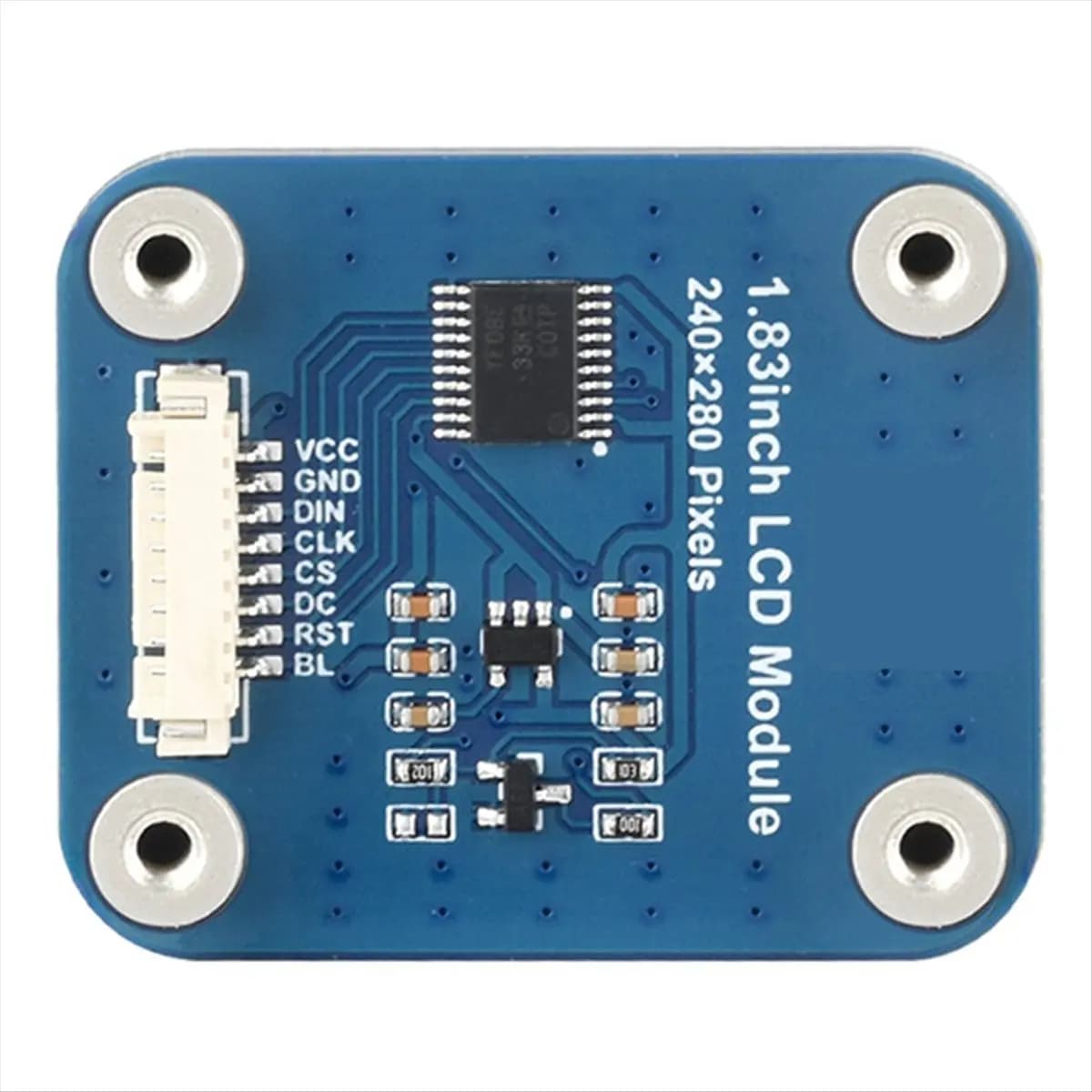 TOP! IPS LCD Display Module from 1,83 Inch, 240x280 Resolution, SPI, 65K Colors for Arduino / Raspberry Pi / STM32 / ESP32