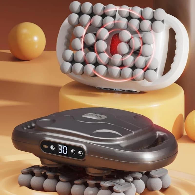 42-headed stripper Body massage gun with high frequency vibration Back and waist massager Relieving fatigue