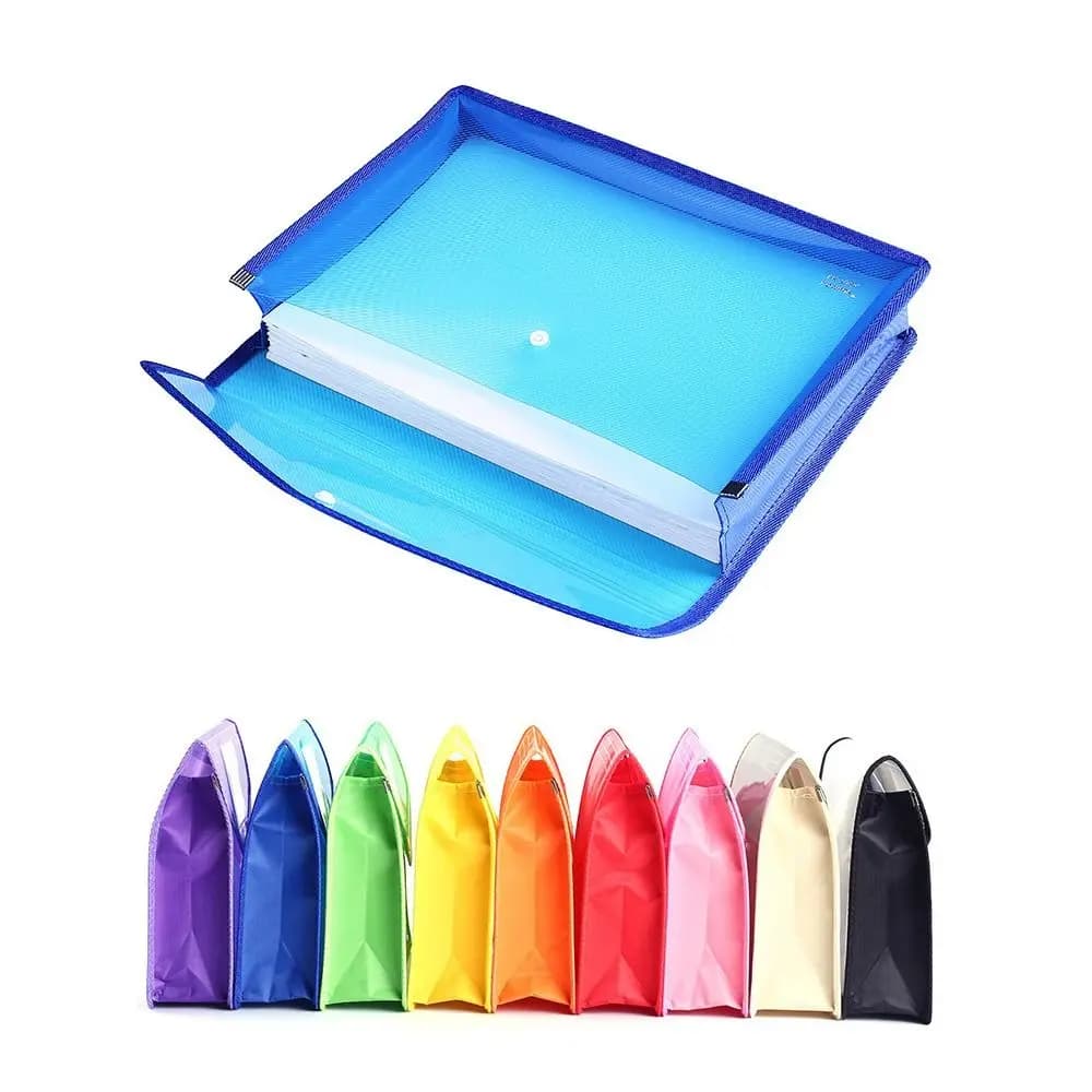 Hot Sale Waterproof PVC Bag File Organizer Envelope Folder A4 File Folders Document Bag