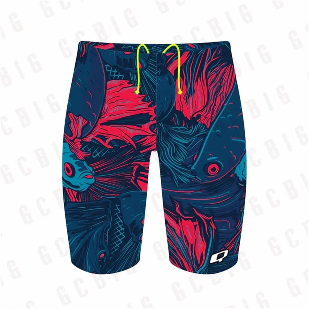 Men's Summer Swimwear Swimwear Training Bathtub Shorts Swimwear Boy Jammers Sports Surf Shorts Beach Swimwear