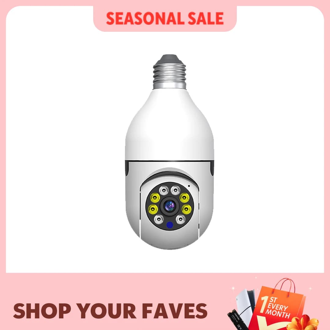 Ease Life APP-Lampadina Security cameras Wireless WiFi camera for indoor and outdoor 5GHz, 360 degrees, E27 Vite light attack in Securi