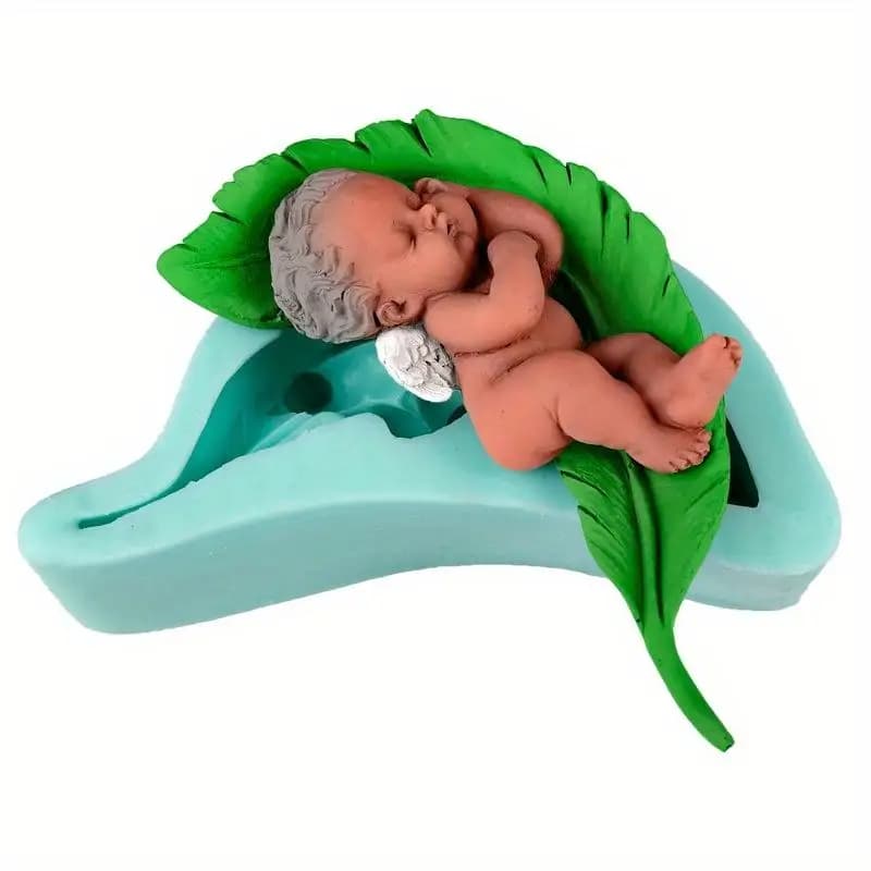 3D Angel Silicone Molds Baby Wings Resin Clay DIY Cake Decorating Tools Fondant Candy Chocolate Gumpaste Moulds