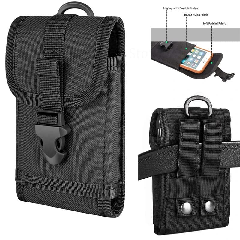 Shockproof Phone Pouch Case For Honor 600 Lite Cover Holder Belt Waist Bag Case For HONOR 500 Pro 400 Smart 200 300 Pro 80 90 GT