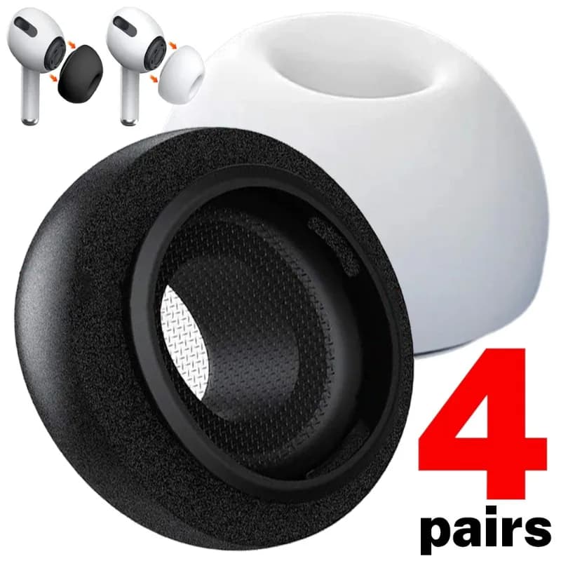 Auricolari in Silicone morbido per Airpods Pro 1/2 Cover protettiva per auricolari con foro per la riduzione del rumore cuscinetti per le orecchie per Apple Air Pods Pro